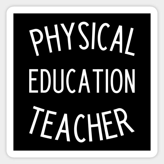 Physical education teacher Sticker by kapotka